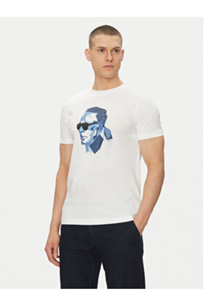 Karl Lagerfeld Ανδρικό T-Shirt 755065 552241 Λευκό