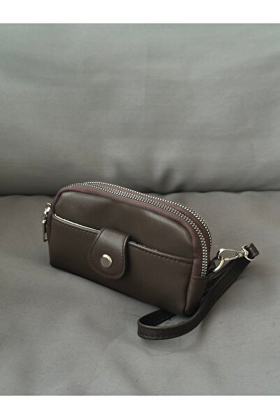 LEVA Acı kahve çok cepli cüzdan