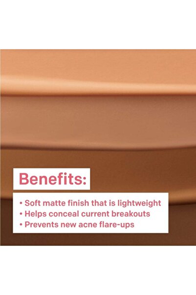 ALMAY Clear Complexion Foundation, 510 Natural Ochre, 1 oz – Matte Finish, Salicylic Acid, Fragrance-Free