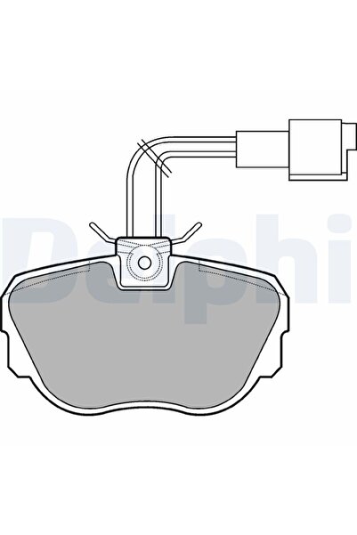 DELPHİ Brake pad set, front, BMW 3 Series, F30,