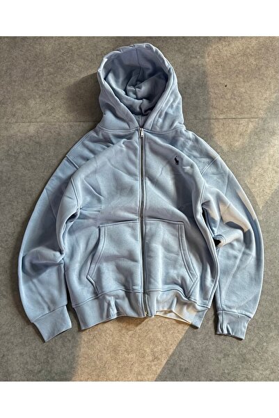 zaee P Nakışlı Oversize Zipp Hoodie