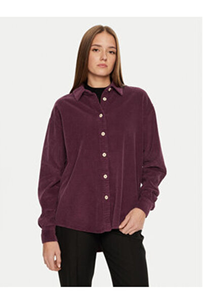 American Vintage Γυναικείο Πουκάμισο PADO06AH24 Μωβ