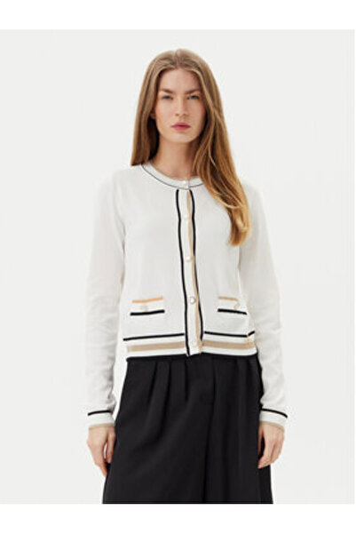 Artigli Γυναικεία Ζακέτα Λευκή ARTIGLI-ACMA001909 263 PANNA NERO ORO