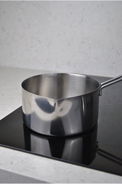 Qualitev Set of 3 304 Stainless Steel Saucepan, Milk Pot and Sauce Pot 12-14-16 cm Mini Egg Pan