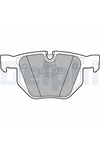 DELPHİ Brake pad set, rear, BMW 6 Series, E63,