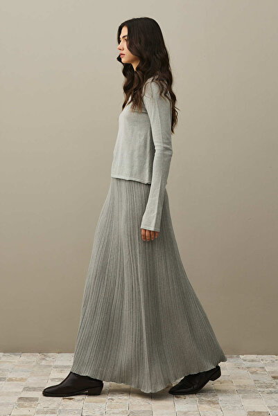 Fahhar Ribbed Basic Cotton Set Gray