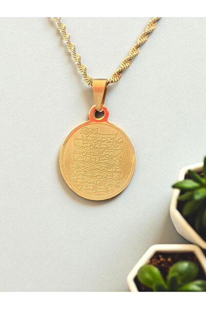 stainless steell YUVARLAK DUA ÇELİK KOLYE