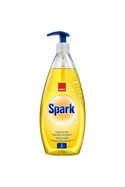 Sano Spark – Detergent vase cu parfum delicat de lamaie, 1 l