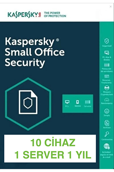 KASPERSKY Small Ofis 10 Cihaz 10 Mobil 1 Server