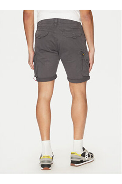 Alpha Industries Ανδρικό Σορτς από Υλικό 176203 Γκρι