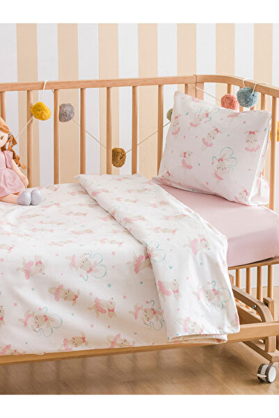 LC Waikiki Mixed Printed Baby Girl Bedding Set