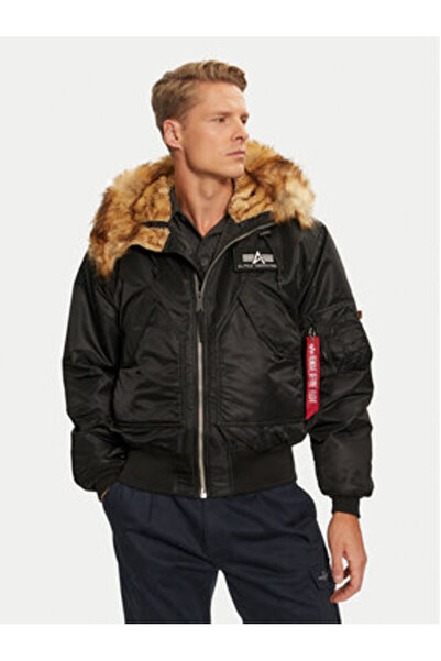 Alpha Industries Ανδρικό Χειμερινό Μπουφάν 113145 Μαύρο