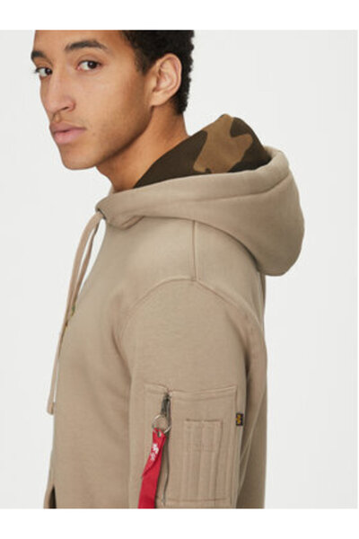 Alpha Industries Ανδρικό Φούτερ 146337 Μπεζ