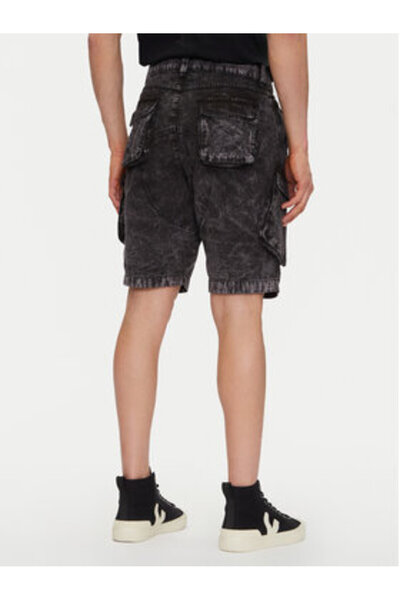 Alpha Industries Ανδρικό τζιν σορτς 156259 Μαύρο