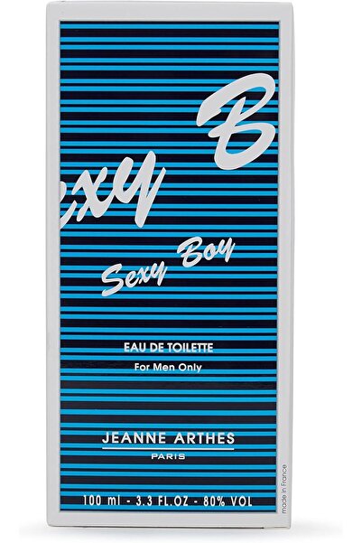 JEANNE ARTHES - Eau de Toilette Homme Sexy Boy - Parfum pour Homme - Flacon Vaporisateur 100 ml - Fa