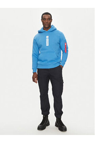 Alpha Industries Ανδρικό Φούτερ 146338 Μπλε