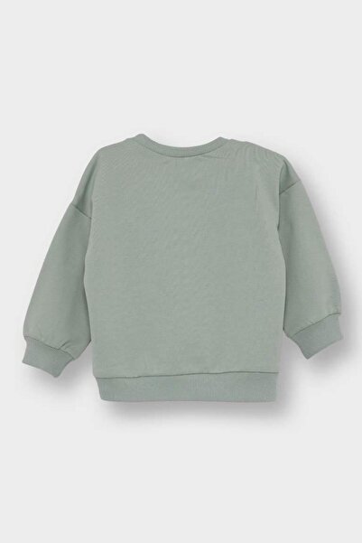 DeFacto Baby Girl Crew Neck Soft Fuzzy Sweatshirt (25 Au)