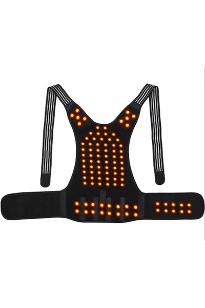 NEO ™ Premium Professional Back Corset with 111 Magnets, Unisex, Adjustable, Black