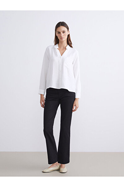LC Waikiki Black Flare Women's Jean Pants
