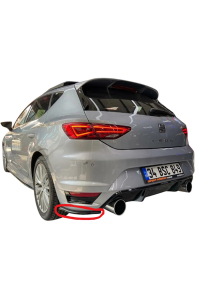 Genel Markalar Seat Leon Mk3 2013-2017 Aero Tampon Sağ - Sol Flapları (Plasti...
