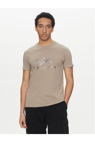 Alpha Industries Ανδρικό T-Shirt 100501CB Μπεζ