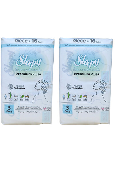 Sleepy Bio Natural Night 16-Pack X 2 Pieces