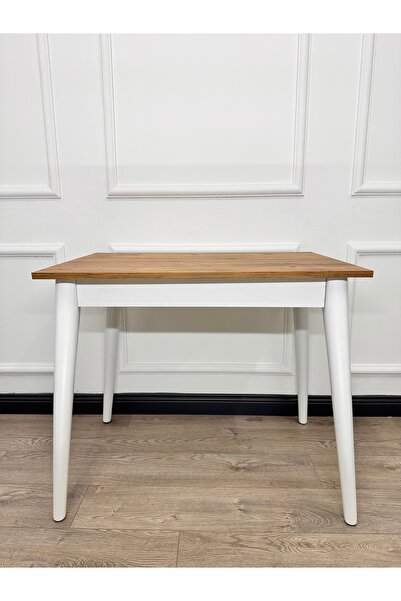 ECCES BB 60 x 90 Mutfak Masası MDF Küçük Mutfak Masası Çalışma Masası Balkon Masası Sabit Masa