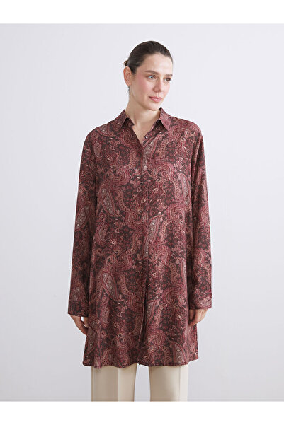 LC Waikiki Selecții strălucitoare de la Shining Store |   Tunica cămașă pentru femei cu model