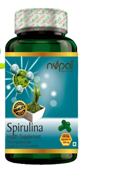 Nupal Remedies كبسولات سبيرولينا 100 كبسولة