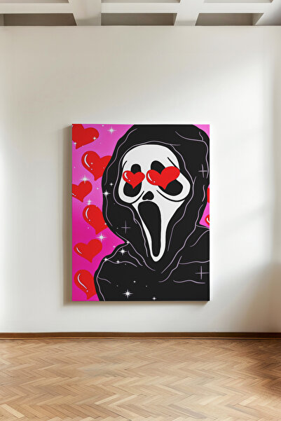 Kanvaspera Love Scream – Kanvas Tablo – Scream (Çığlık) Film, Mizahi ve Eğlen...