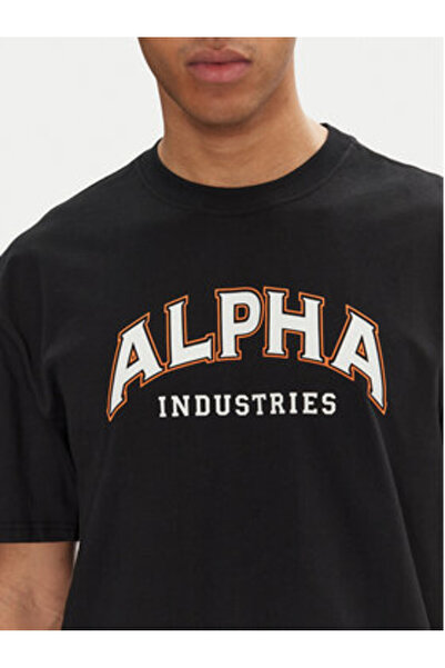 Alpha Industries Ανδρικό T-Shirt 146501 Μαύρο