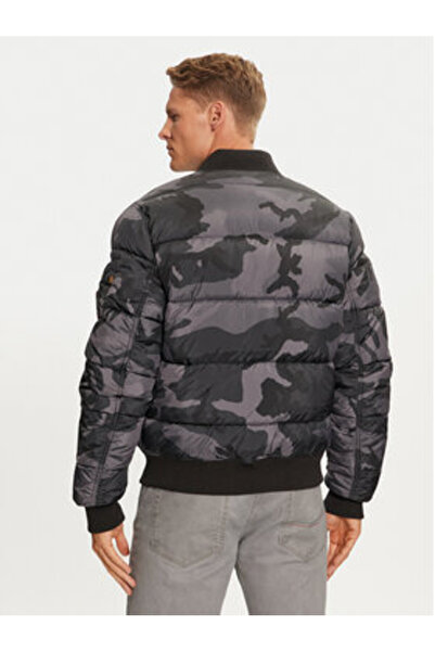 Alpha Industries Ανδρικό Bomber Jacket 138116C Μαύρο