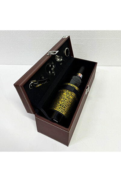 velve Wine box set covered in eco-leather with 4 accessories and Jidvei Miste...