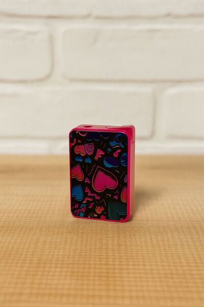 melmus Parlak Ayna Yüzeyli Taşlı Lüks Çakmak – Premium