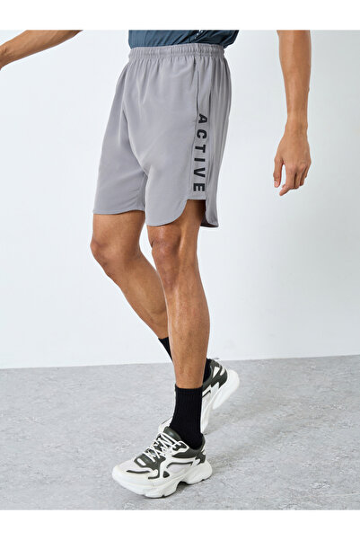 Styli Training Shorts with Side Print Panel