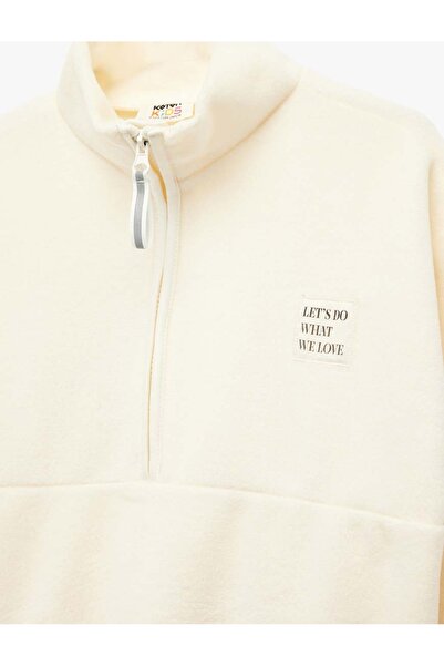 Koton Ecru Girl's Sweatshirt 6Wkg10147Ak