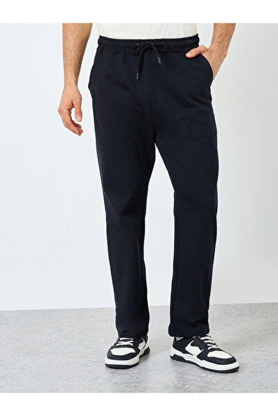 Styli Pack of 2 - Solid Straight Open Hem Terry Joggers