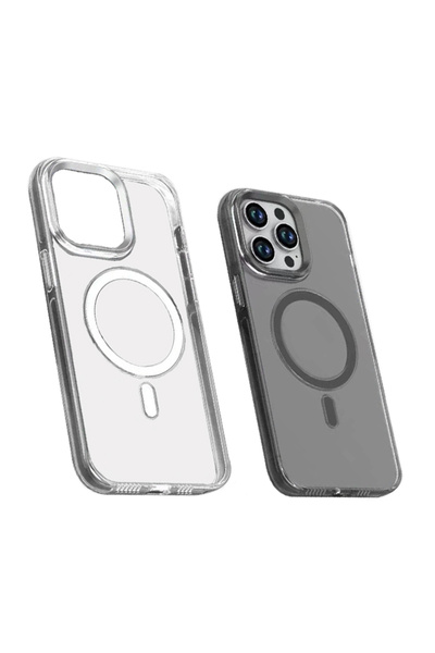 zore iPhone 15 Pro Max Uyumlu ASMA Wireless Şarj Özellikli Şeffaf Efsane Kılı...