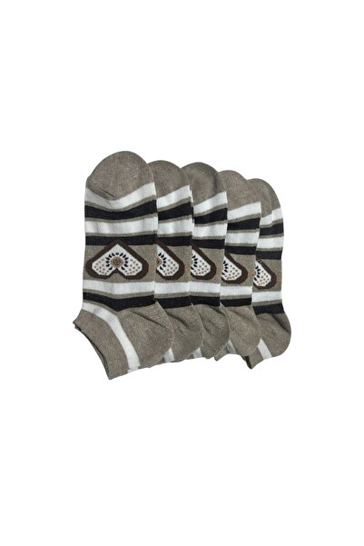 BYNDRSOCKS 5 Pairs of Women's Booties Cotton Socks