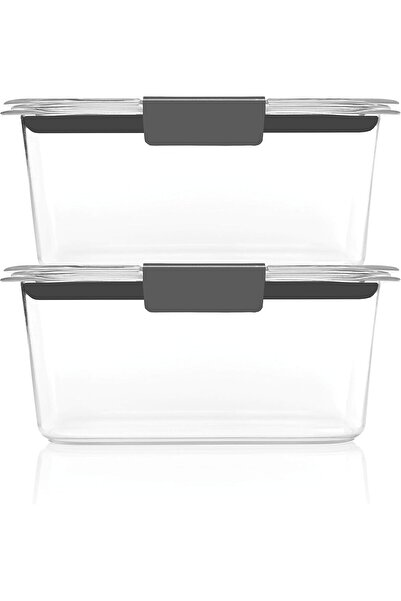 RUBBERMAID Brilliance Orta Derin Saklama Kabı, 1.1 L (4.7 Cup), Şeffaf, 1991157