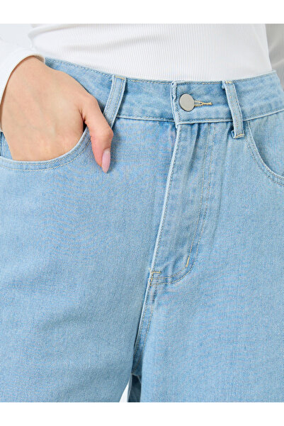 Take Two By Styli Solid Mid Rise Wide Leg Jeans