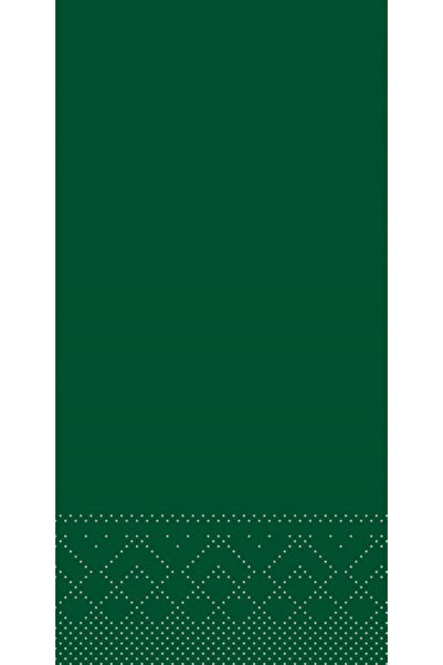Mank Șervețele de hârtie cu 3 straturi - Verde, 33 x 33 cm, pliate 1/8, 100 buc.
