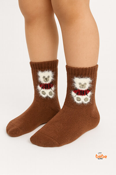 Trend Bebe Butik Чорапи с мечешки мотиви за момичета и момчета, възраст 2-9 г...
