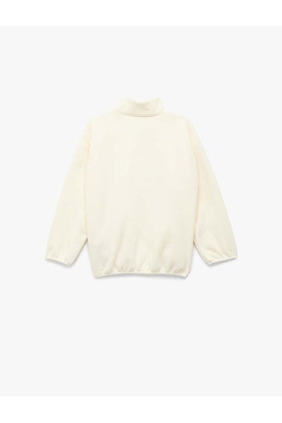 Koton Ecru Girl's Sweatshirt 6Wkg10147Ak