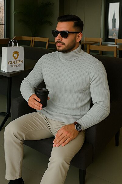 laçin life Πλεκτό πουλόβερ με ψηλό λαιμό