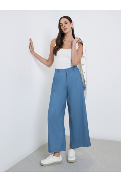 Styli Women High Rise Wide Leg Jeans