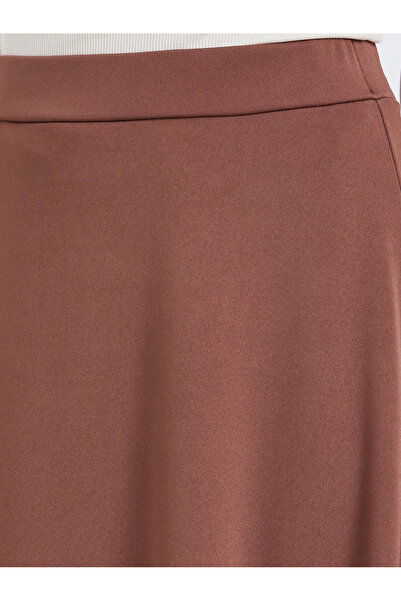 Styli Solid Knit A-Line Maxi Skirt