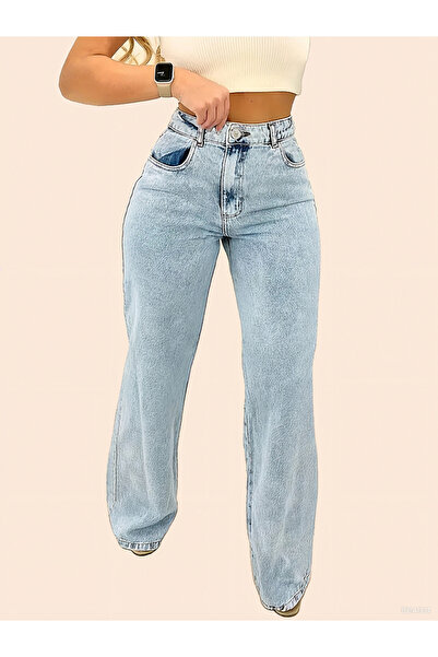 Take Two By Styli High Rise Relaxed Fit Faded Jeans
