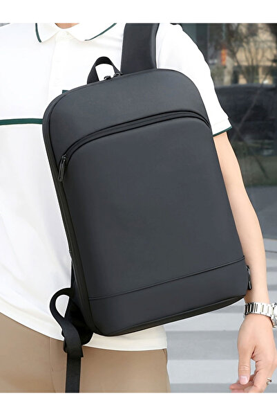 Take Two By Styli Solid Zip Closure Backpack