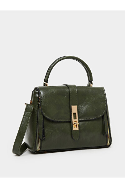 Styli Green Satchel Handbag